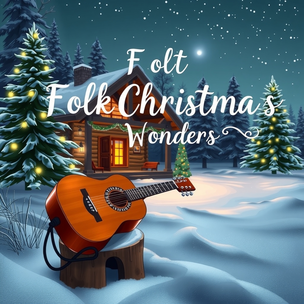 folk christmas wonders soft acoustic tunes for the perfect christmas atmosphere by मुफ्त एआई छवि जनरेटर - बिना लॉगिन के✨ | AIGAZOU