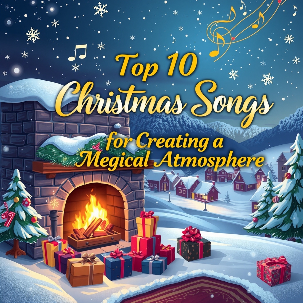 top 10 christmas songs for creating a magical atmosphere by मुफ्त एआई छवि जनरेटर - बिना लॉगिन के✨ | AIGAZOU