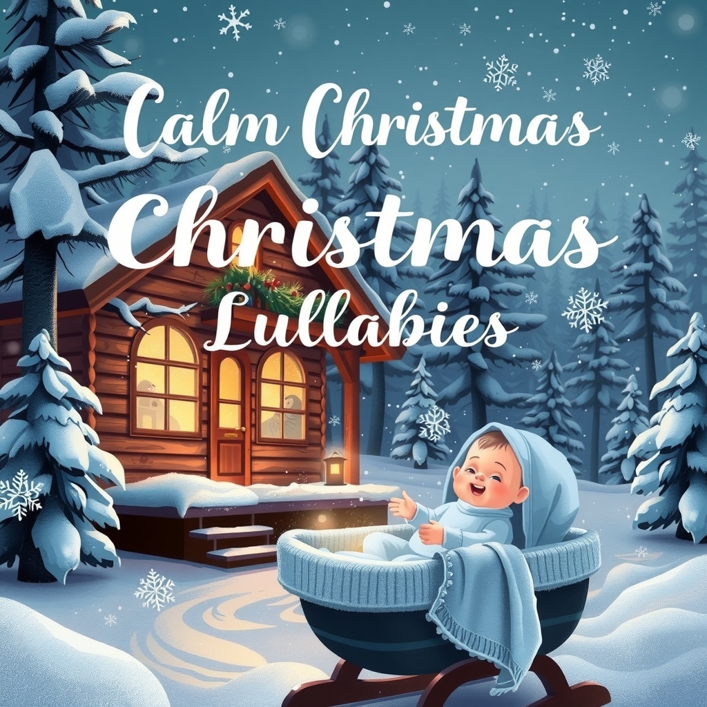 calm christmas lullabies relaxing sleep tunes for babies by मुफ्त एआई छवि जनरेटर - बिना लॉगिन के✨ | AIGAZOU