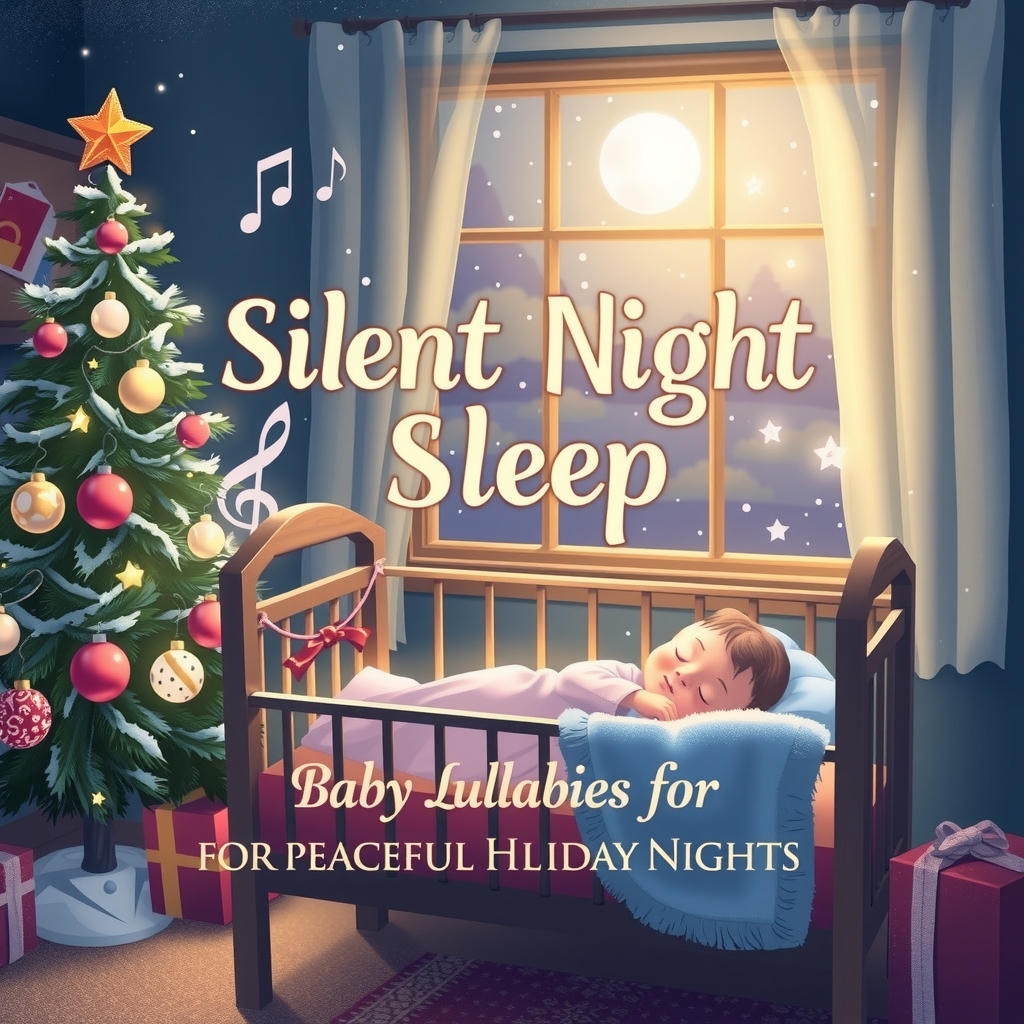 silent night sleep baby lullabies for peaceful holiday nights by मुफ्त एआई छवि जनरेटर - बिना लॉगिन के✨ | AIGAZOU