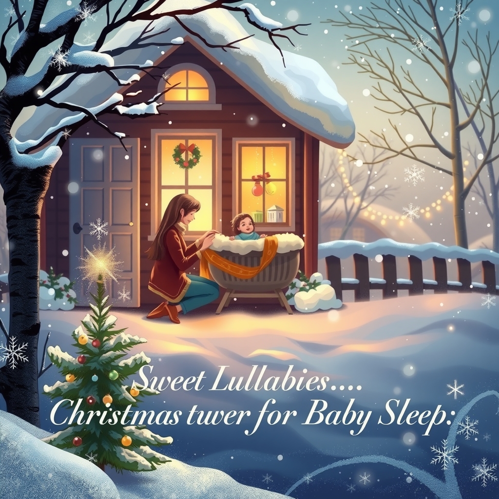 sweet lullabies for baby sleep christmas music for a calm holiday night by मुफ्त एआई छवि जनरेटर - बिना लॉगिन के✨ | AIGAZOU