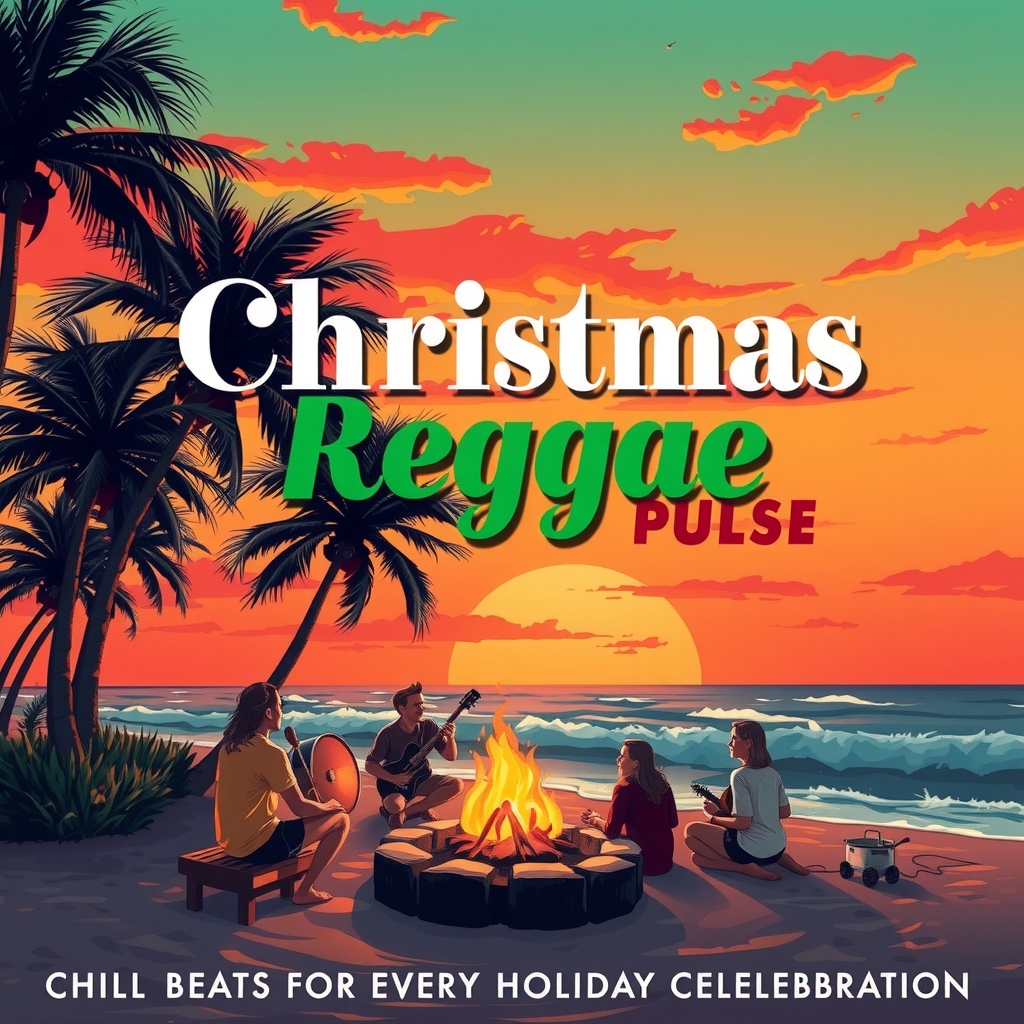 christmas reggae pulse chill beats for every holiday celebration by मुफ्त एआई छवि जनरेटर - बिना लॉगिन के✨ | AIGAZOU