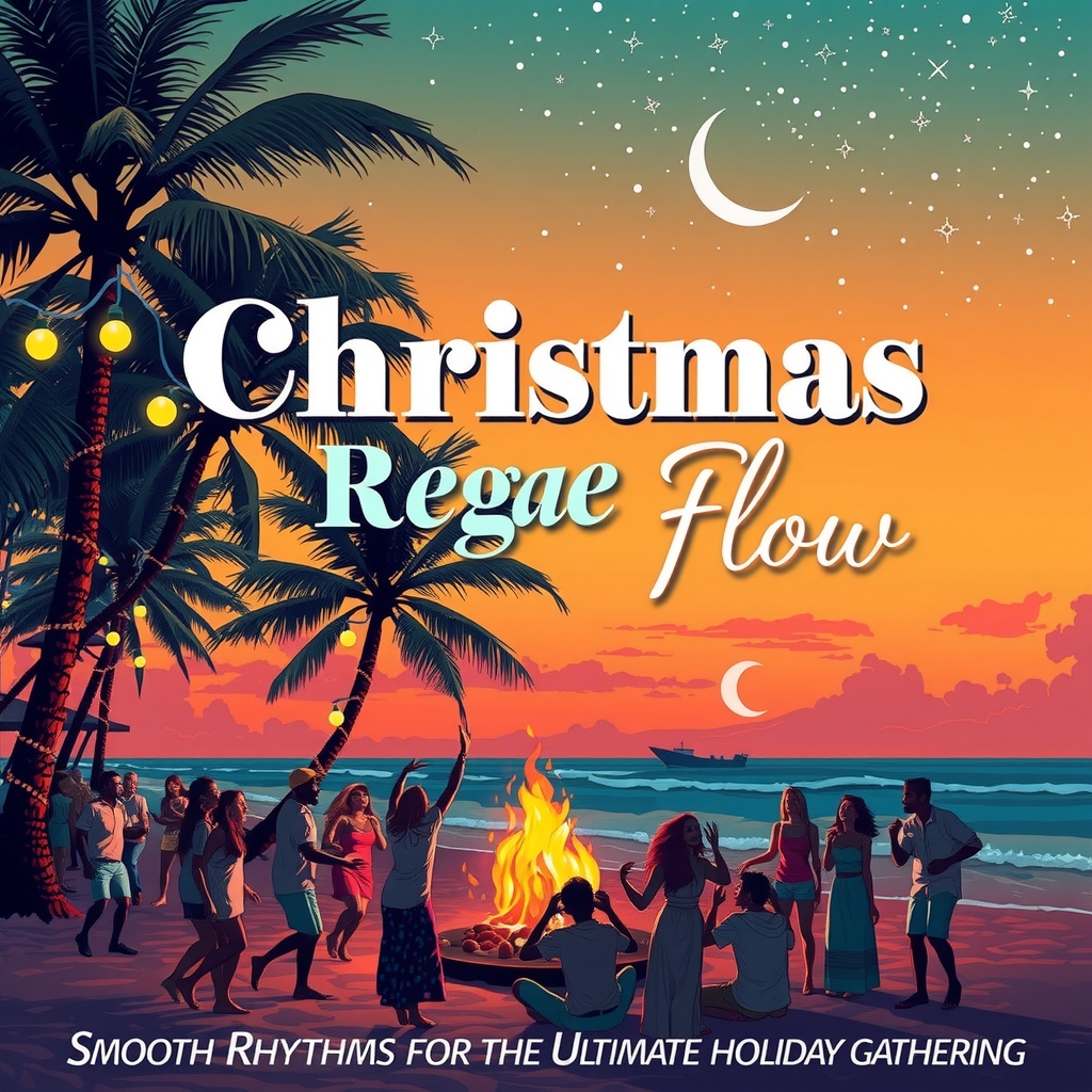 christmas reggae flow smooth rhythms for the ultimate holiday gathering by Générateur d'images par IA gratuit - Aucune connexion nécessaire✨ | AIGAZOU