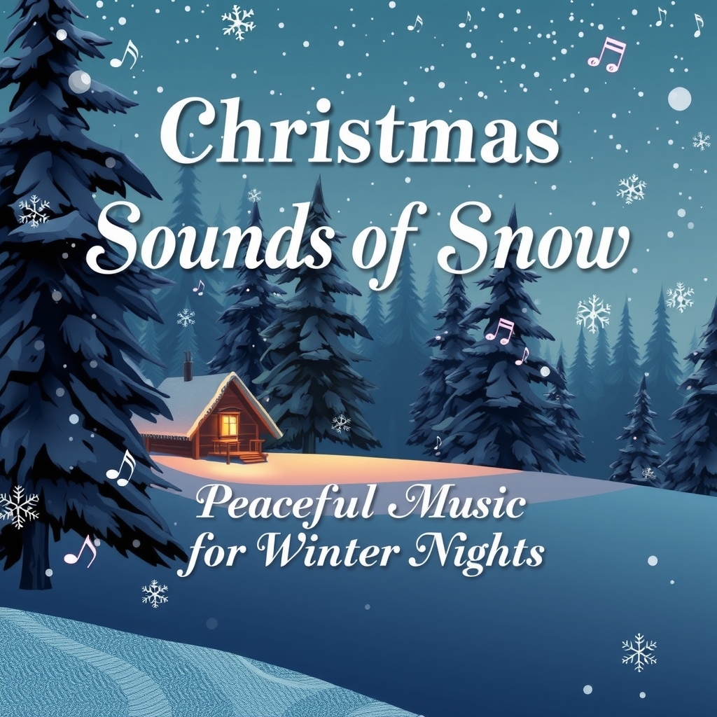 christmas sounds of snow peaceful music for winter nights by Générateur d'images par IA gratuit - Aucune connexion nécessaire✨ | AIGAZOU