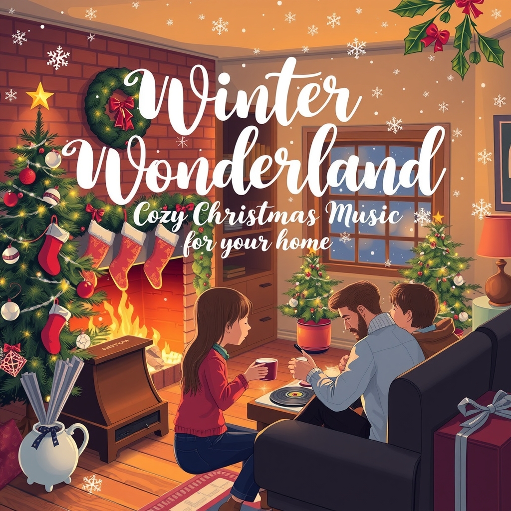 winter wonderland cozy christmas music for your home by मुफ्त एआई छवि जनरेटर - बिना लॉगिन के✨ | AIGAZOU