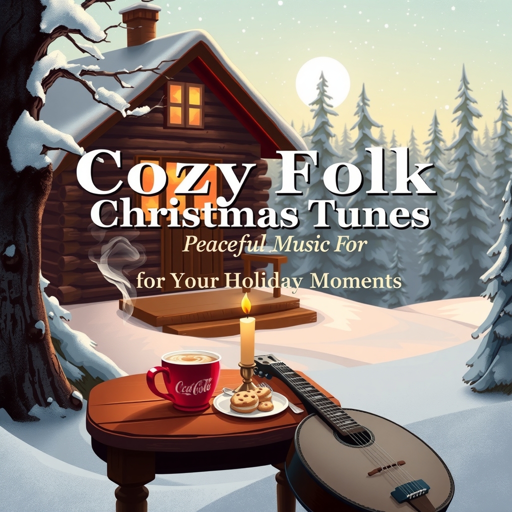 cozy folk christmas tunes peaceful music for your holiday moments by मुफ्त एआई छवि जनरेटर - बिना लॉगिन के✨ | AIGAZOU