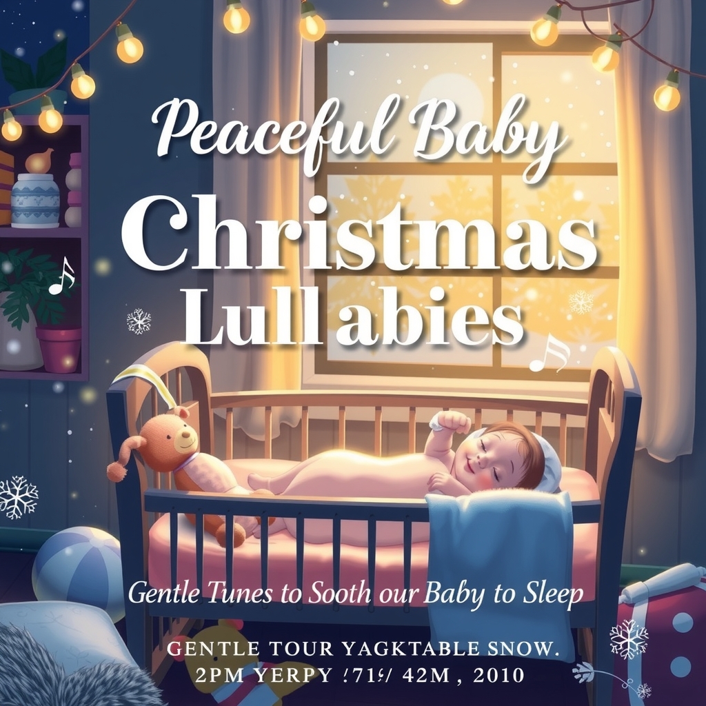 peaceful baby christmas lullabies gentle tunes to soothe your baby to sleep by मुफ्त एआई छवि जनरेटर - बिना लॉगिन के✨ | AIGAZOU