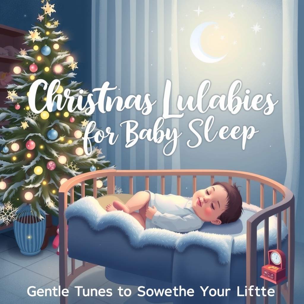 christmas lullabies for baby sleep gentle tunes to soothe your little one by Générateur d'images par IA gratuit - Aucune connexion nécessaire✨ | AIGAZOU