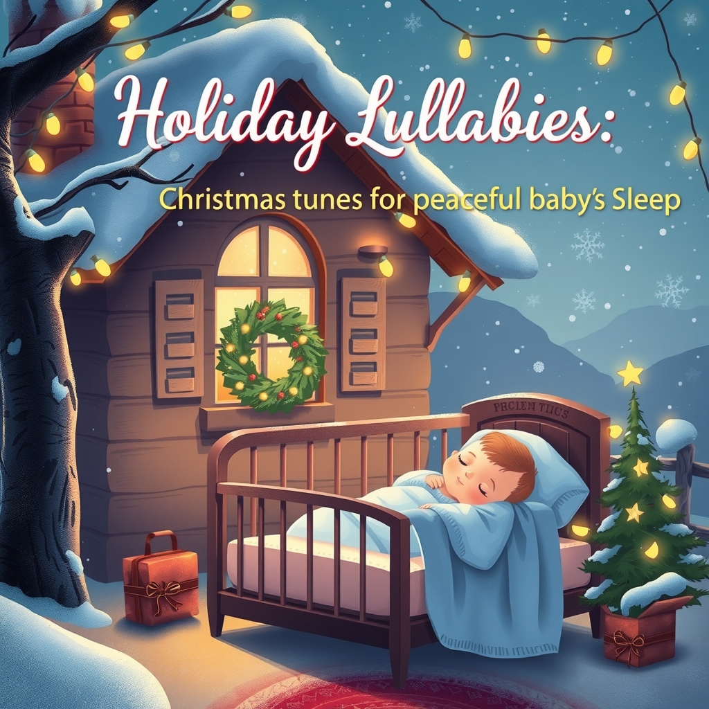 holiday lullabies christmas tunes for a peaceful babys sleep by मुफ्त एआई छवि जनरेटर - बिना लॉगिन के✨ | AIGAZOU