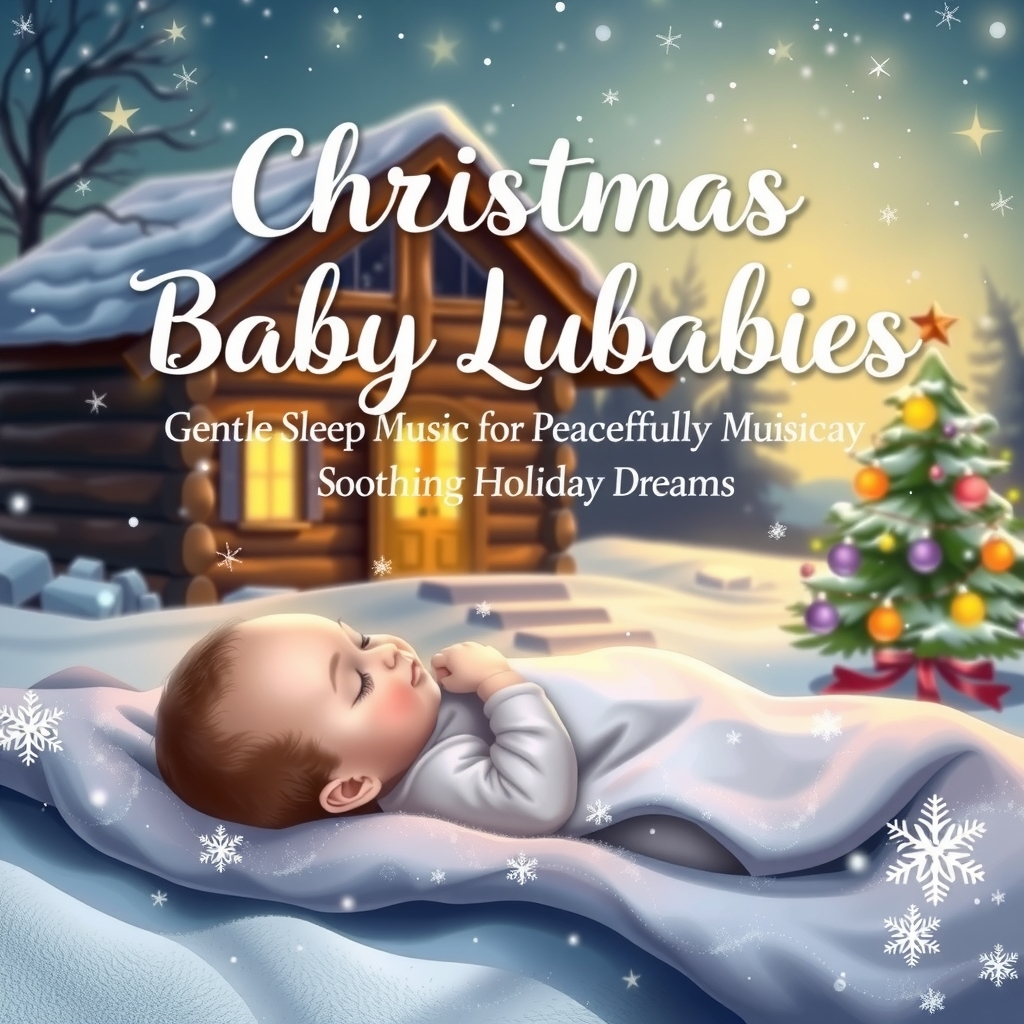 christmas baby lullabies gentle sleep music for peaceful holiday dreams by मुफ्त एआई छवि जनरेटर - बिना लॉगिन के✨ | AIGAZOU