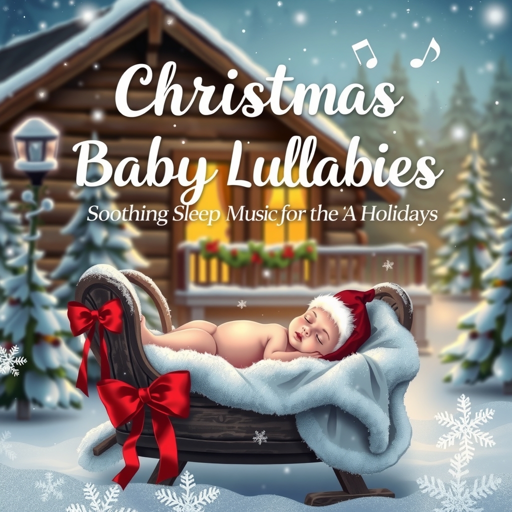 christmas baby lullabies soothing sleep music for the holidays by मुफ्त एआई छवि जनरेटर - बिना लॉगिन के✨ | AIGAZOU