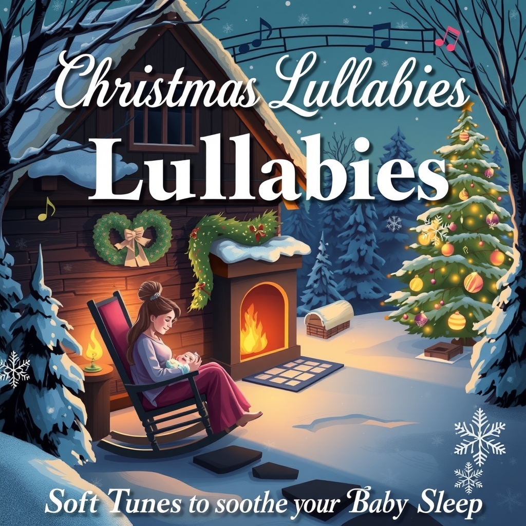 christmas lullabies soft tunes to soothe your baby to sleep by Generatore di immagini AI gratuito - Nessuna registrazione richiesta✨ | AIGAZOU