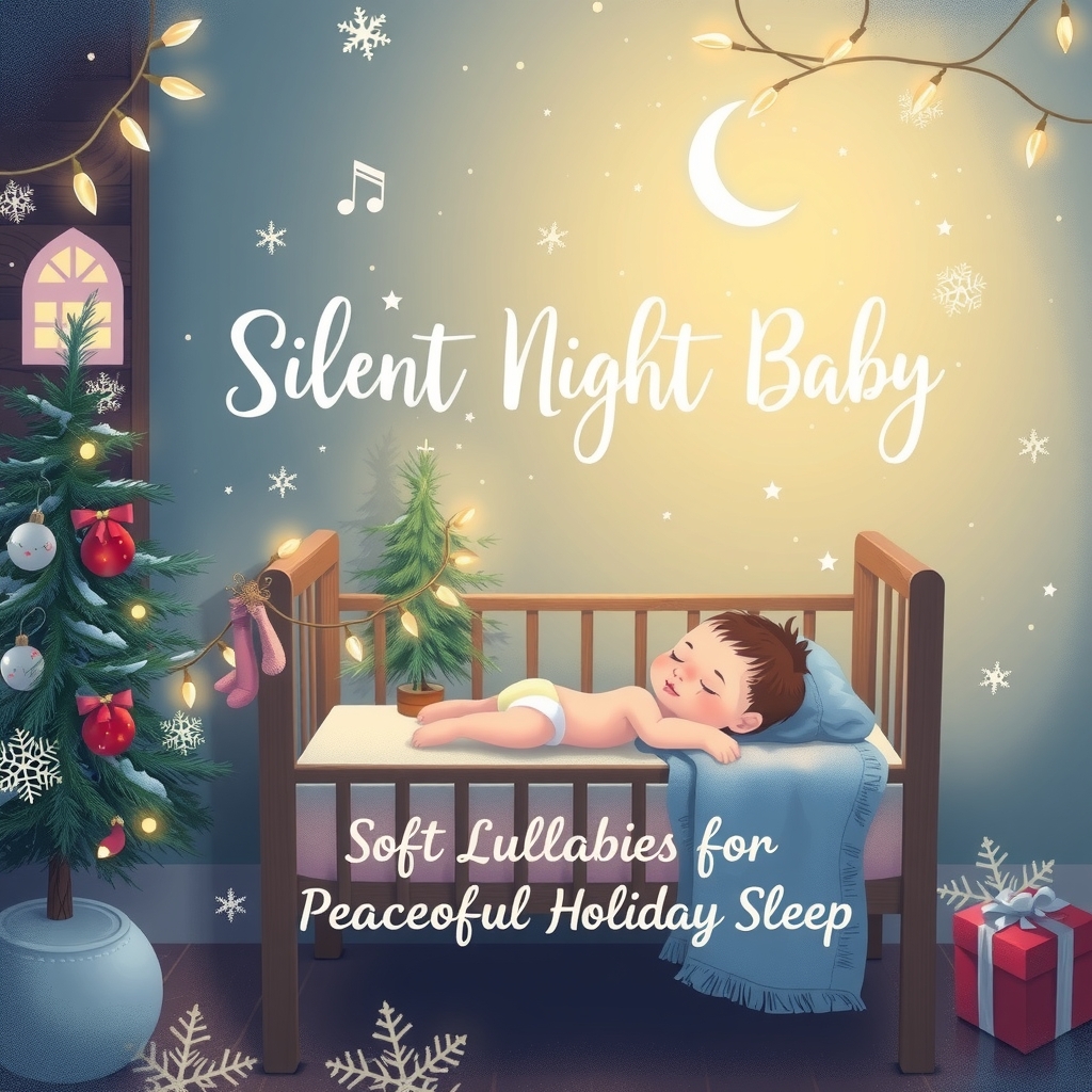 silent night baby soft lullabies for peaceful holiday sleep by मुफ्त एआई छवि जनरेटर - बिना लॉगिन के✨ | AIGAZOU