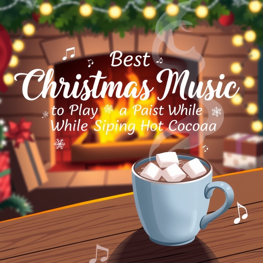 best christmas music to play while sipping hot cocoa by मुफ्त एआई छवि जनरेटर - बिना लॉगिन के✨ | AIGAZOU