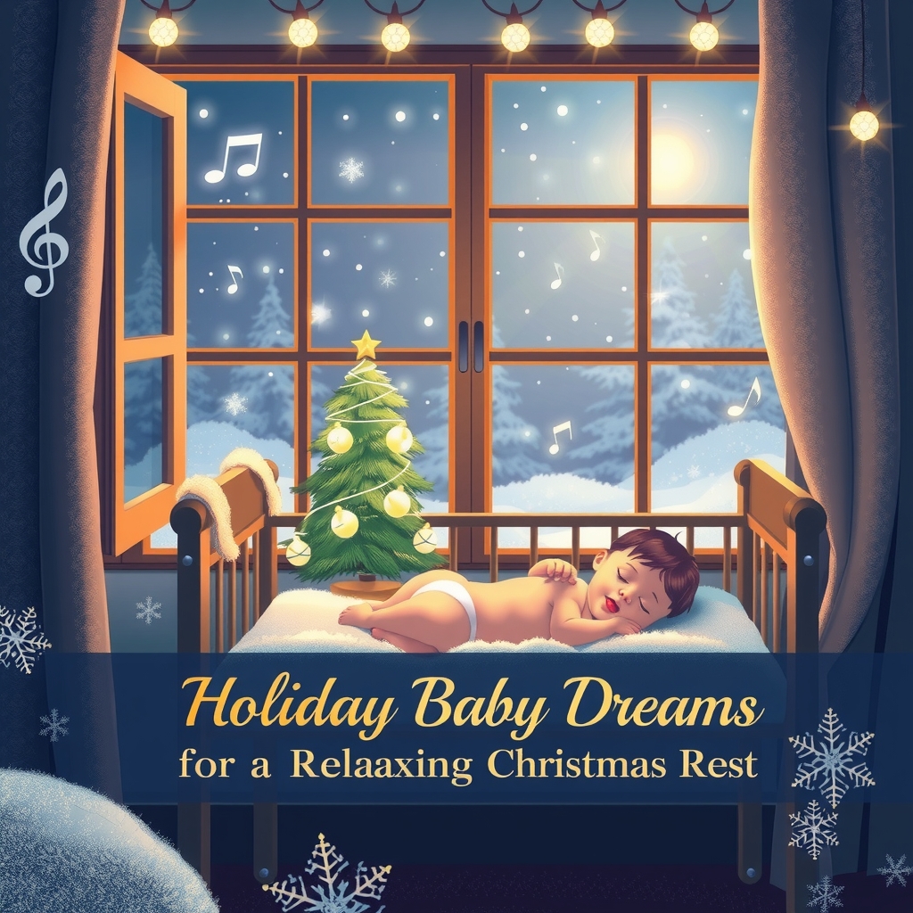 holiday baby dreams soothing lullabies for a relaxing christmas rest by मुफ्त एआई छवि जनरेटर - बिना लॉगिन के✨ | AIGAZOU