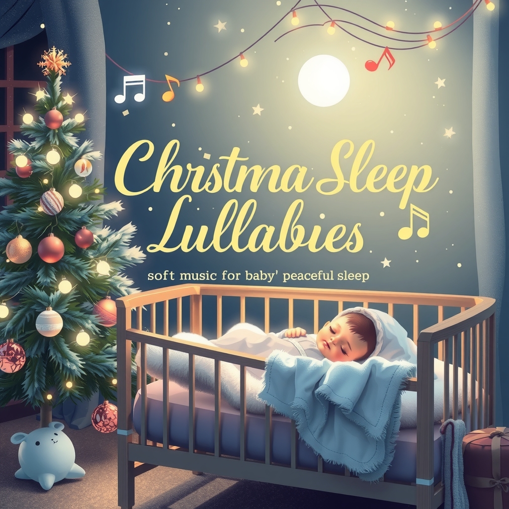 christmas sleep lullabies soft music for babys peaceful sleep by Générateur d'images par IA gratuit - Aucune connexion nécessaire✨ | AIGAZOU