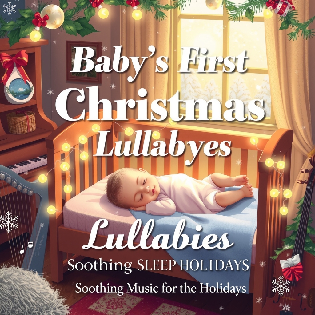 baby s first christmas lullabies soothing sleep music for the holidays by मुफ्त एआई छवि जनरेटर - बिना लॉगिन के✨ | AIGAZOU