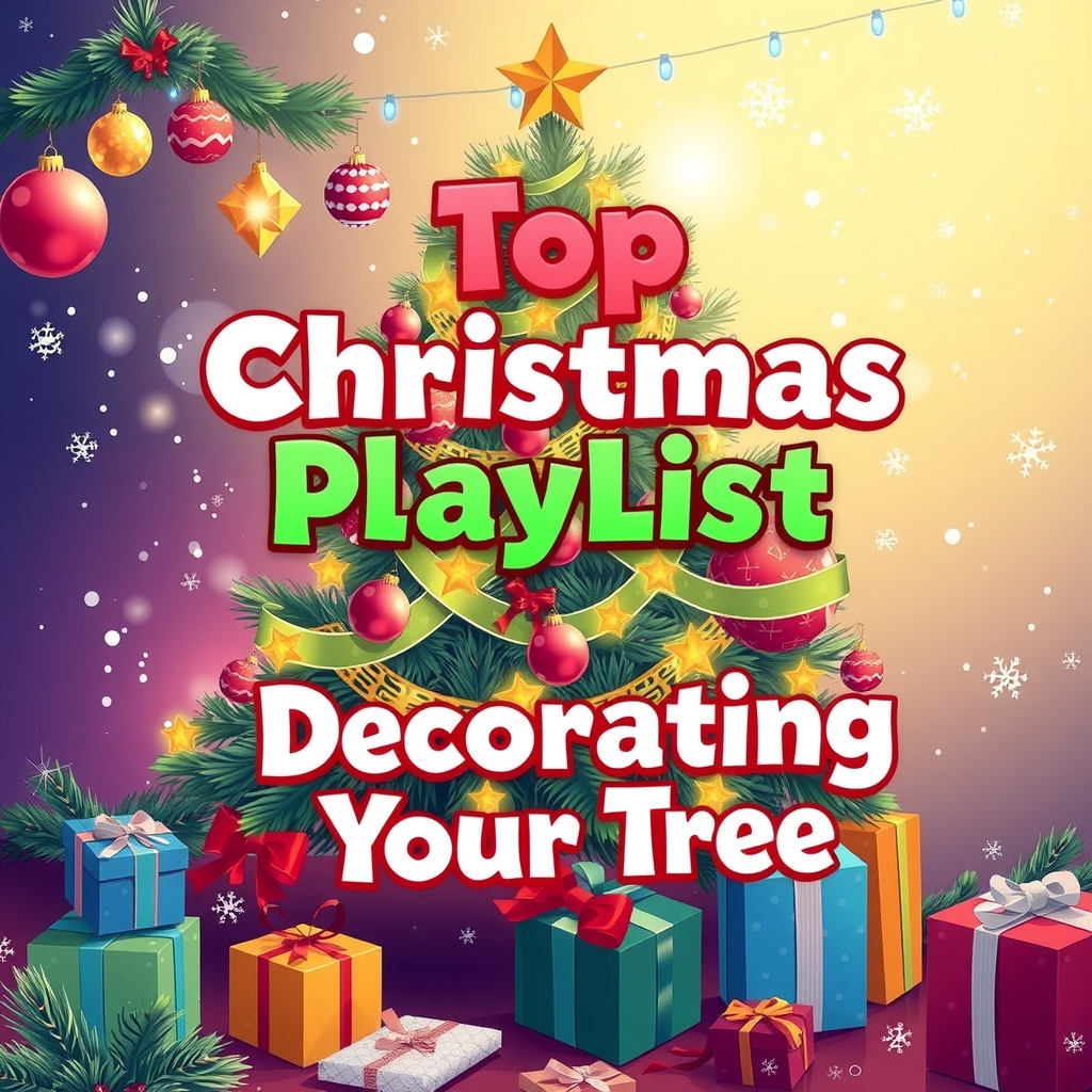 top christmas playlist for decorating your tree by मुफ्त एआई छवि जनरेटर - बिना लॉगिन के✨ | AIGAZOU