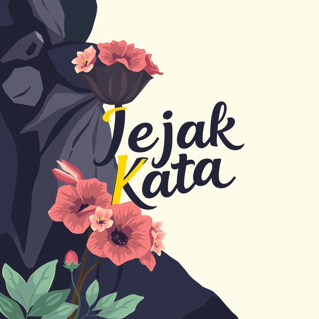 create image with text jejak kata at corner skimsas poetry anthology aesthetic by Générateur d'images par IA gratuit - Aucune connexion nécessaire✨ | AIGAZOU