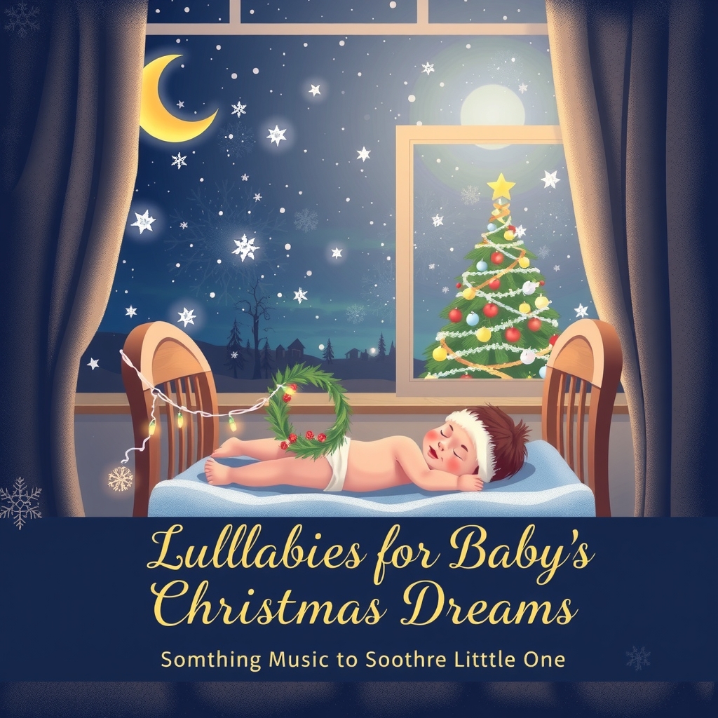 lullabies for babys christmas dreams soothing music to soothe your little one by मुफ्त एआई छवि जनरेटर - बिना लॉगिन के✨ | AIGAZOU