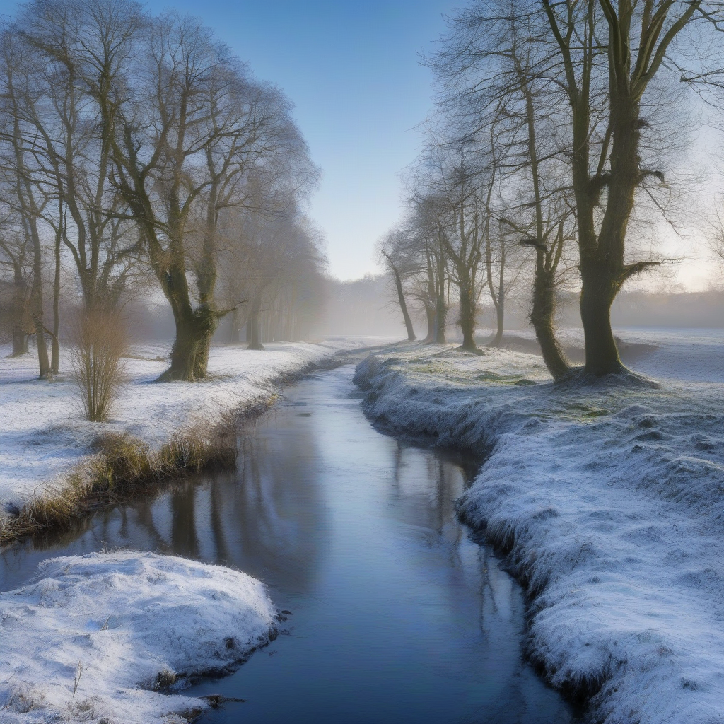 schleswig holstein winter blue sky by मुफ्त एआई छवि जनरेटर - बिना लॉगिन के✨ | AIGAZOU