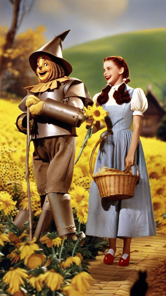 searching images of the wizard of oz with dorothy and scarecrow by मुफ्त एआई छवि जनरेटर - बिना लॉगिन के✨ | AIGAZOU