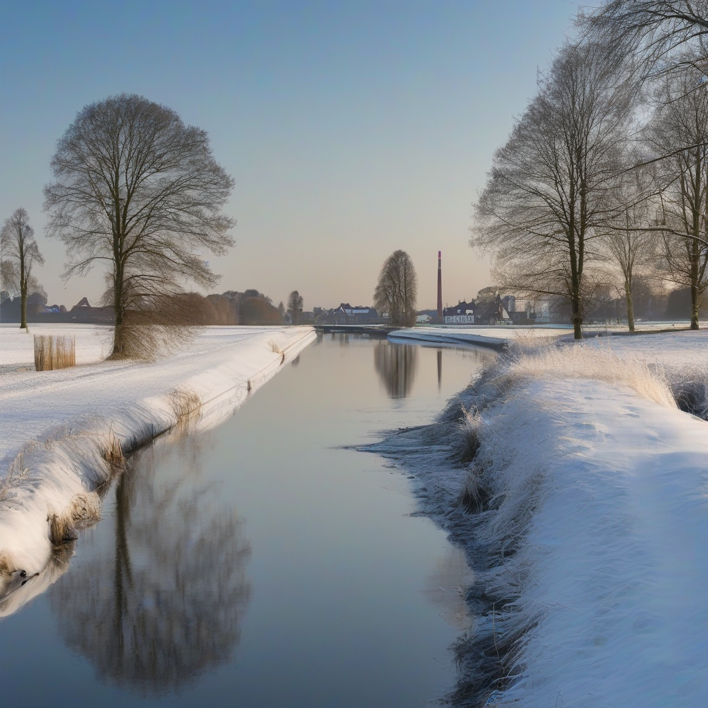 schleswig holstein winter blue sky by मुफ्त एआई छवि जनरेटर - बिना लॉगिन के✨ | AIGAZOU