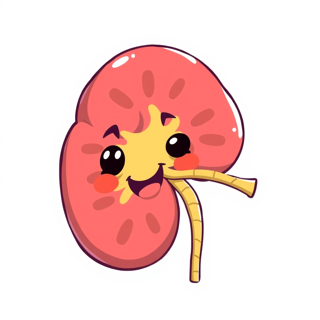 smiling kidney anime illustration by Générateur d'images par IA gratuit - Aucune connexion nécessaire✨ | AIGAZOU