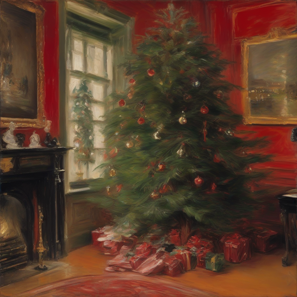 max liebermann christmas tree painting 1914 by Générateur d'images par IA gratuit - Aucune connexion nécessaire✨ | AIGAZOU