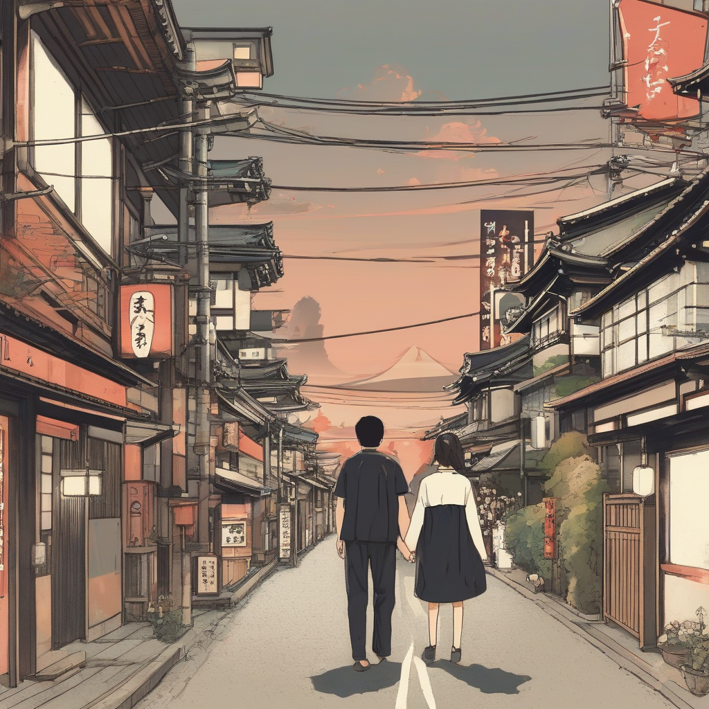 a couple in japan by Free AI Image Generator & Maker - No login required✨ | AIGAZOU