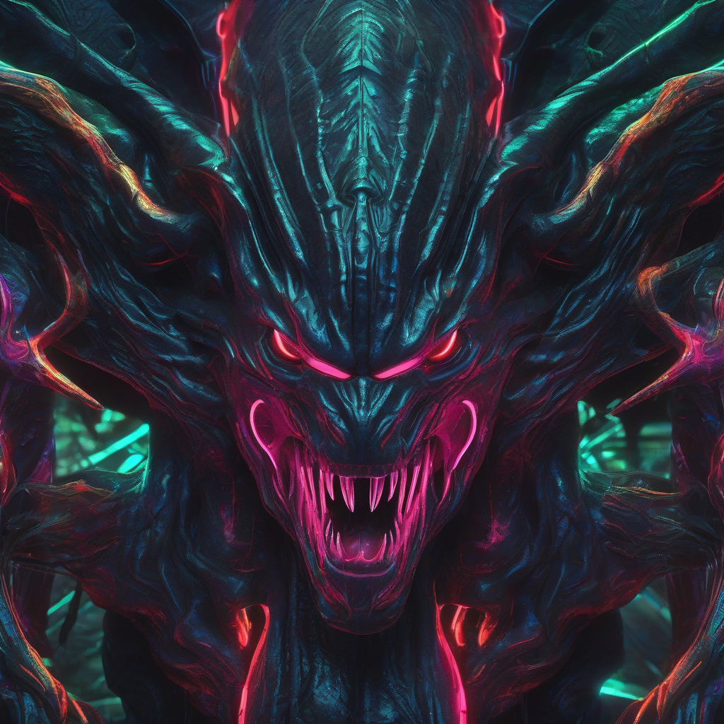 realistic 4k leviathan symmetrical nightmare by Générateur d'images par IA gratuit - Aucune connexion nécessaire✨ | AIGAZOU