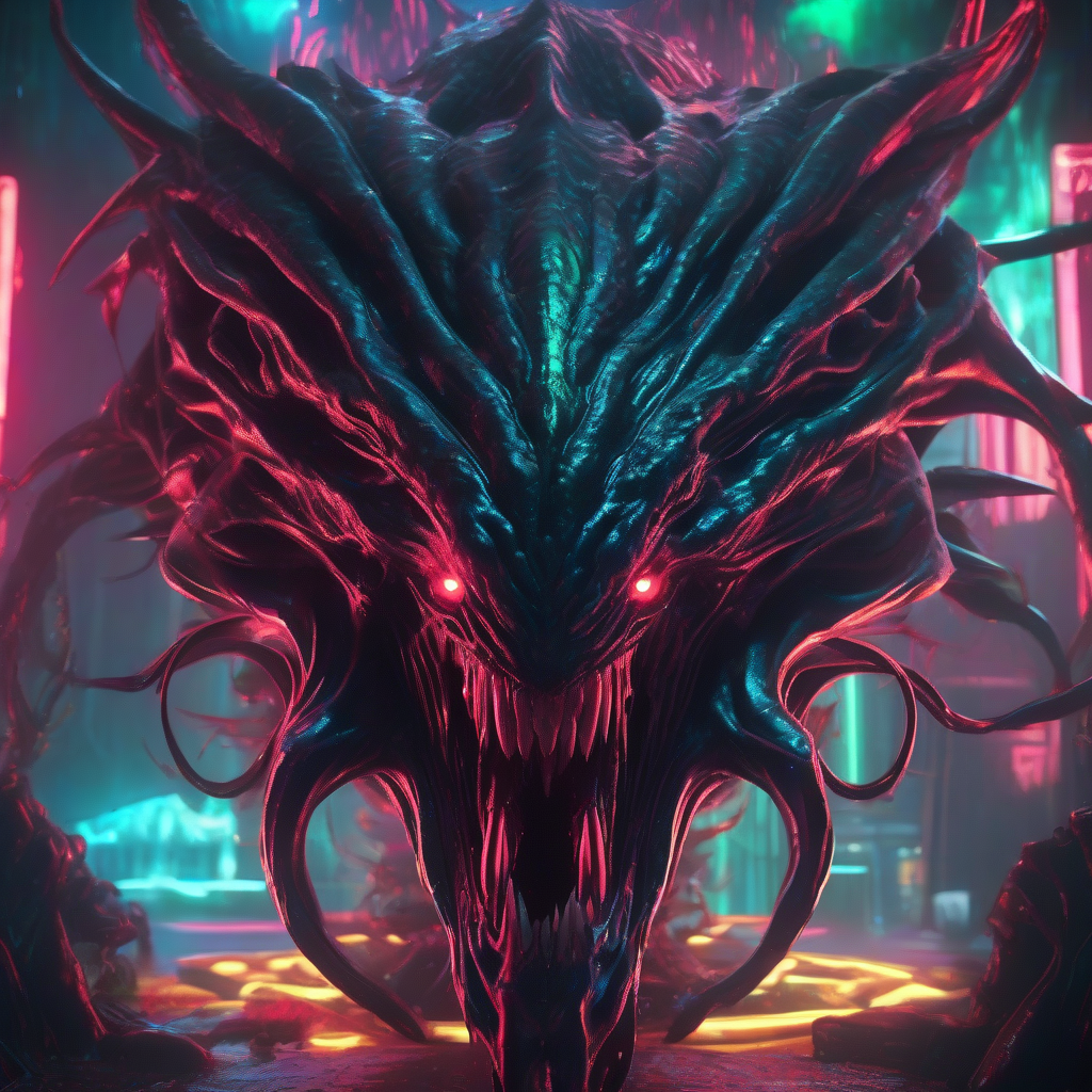 realistic 4k leviathan symmetrical nightmare by Générateur d'images par IA gratuit - Aucune connexion nécessaire✨ | AIGAZOU