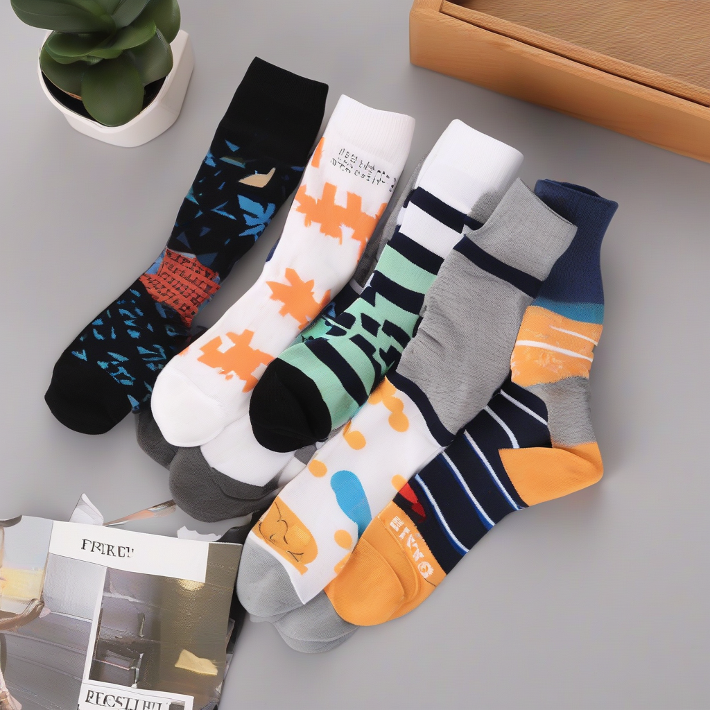 printsocks 5 pairs by मुफ्त एआई छवि जनरेटर - बिना लॉगिन के✨ | AIGAZOU