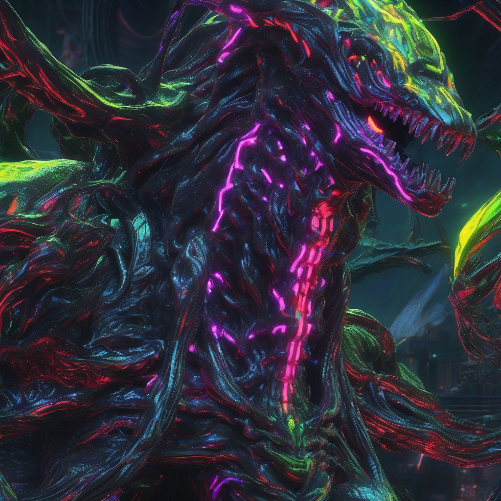 realistic 4k leviathan symmetrical nightmare by Générateur d'images par IA gratuit - Aucune connexion nécessaire✨ | AIGAZOU