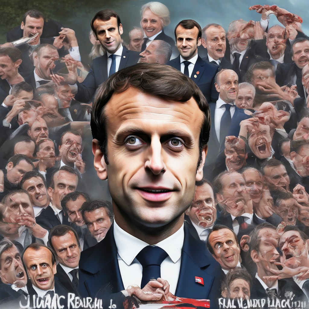 macron psychopath by मुफ्त एआई छवि जनरेटर - बिना लॉगिन के✨ | AIGAZOU