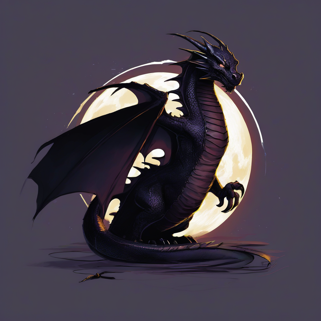 night dragon dark villain child by मुफ्त एआई छवि जनरेटर - बिना लॉगिन के✨ | AIGAZOU