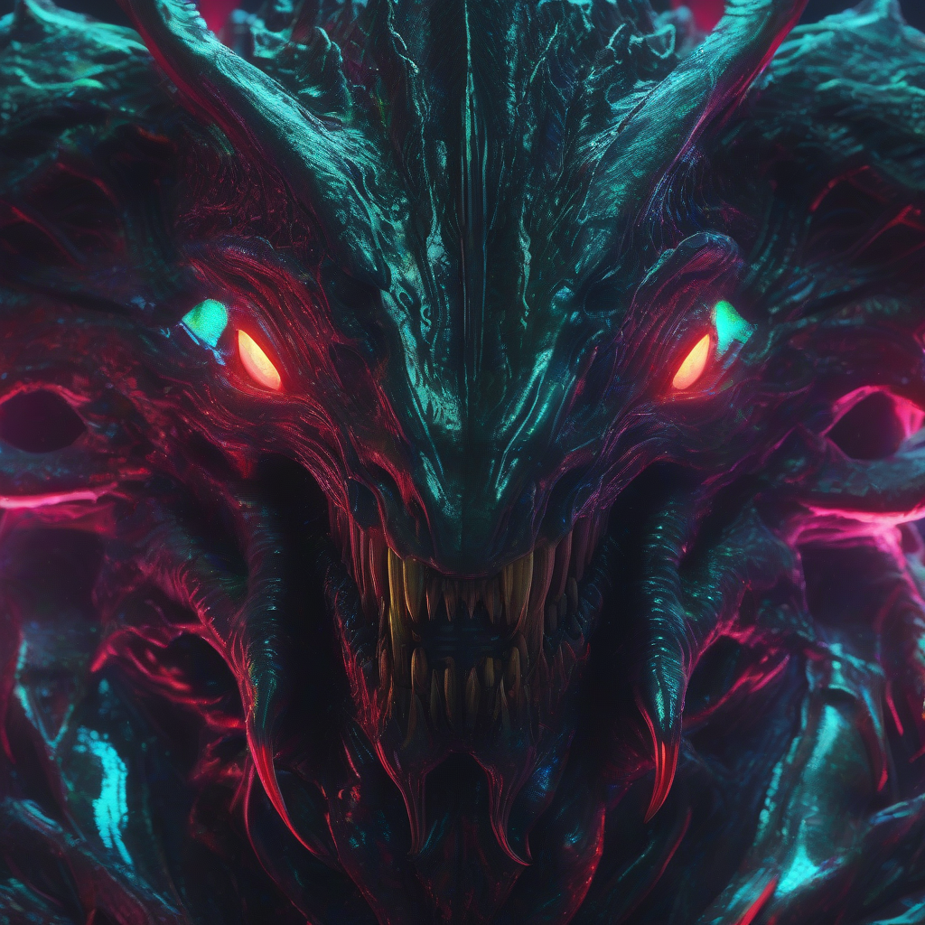 realistic 4k leviathan symmetrical nightmare by मुफ्त एआई छवि जनरेटर - बिना लॉगिन के✨ | AIGAZOU