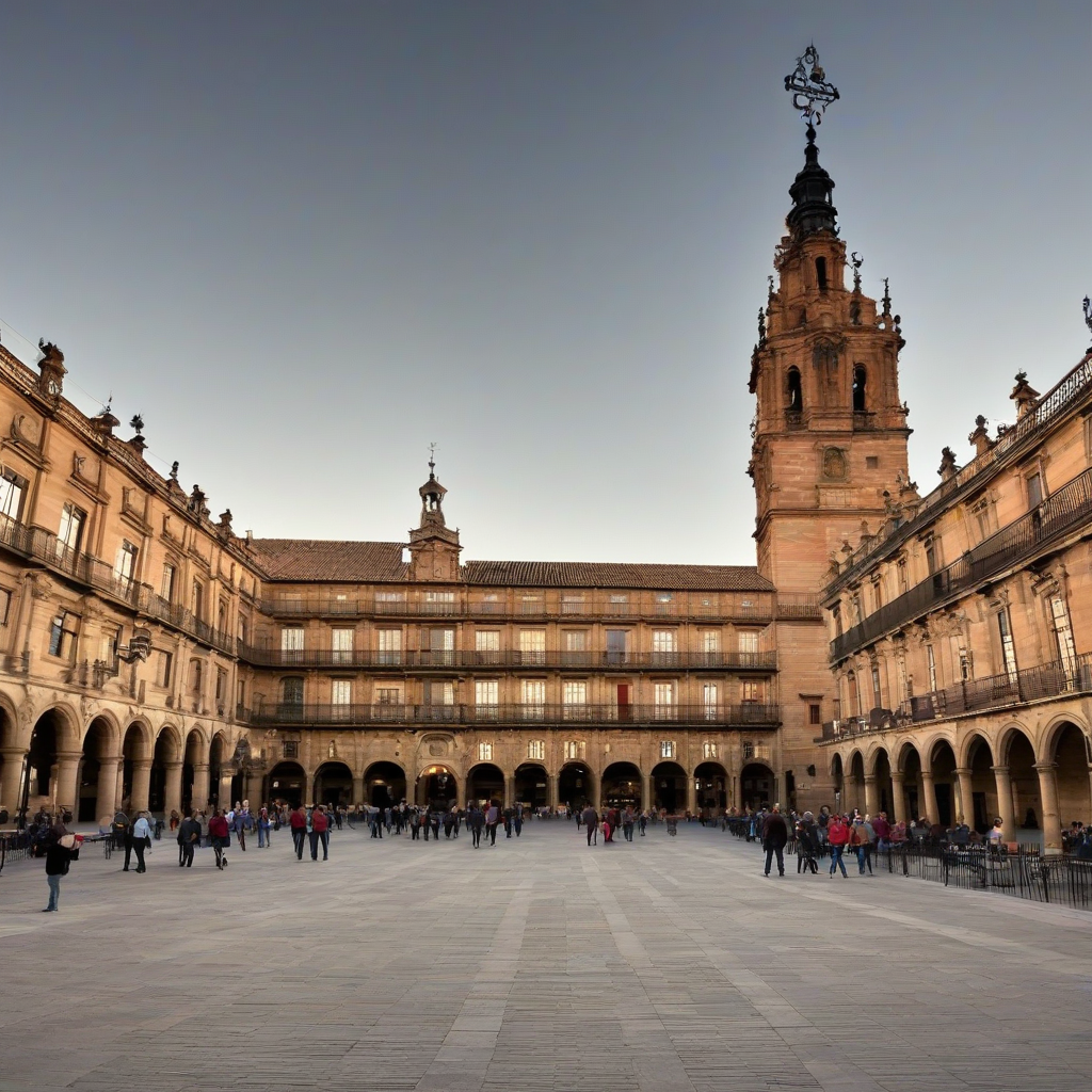 plaza mayor salamanca by मुफ्त एआई छवि जनरेटर - बिना लॉगिन के✨ | AIGAZOU