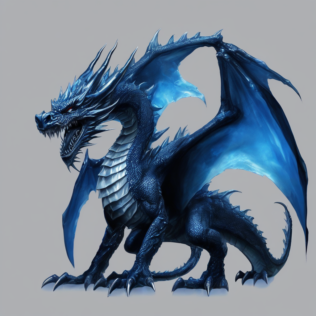 blue dragon ice dark by मुफ्त एआई छवि जनरेटर - बिना लॉगिन के✨ | AIGAZOU