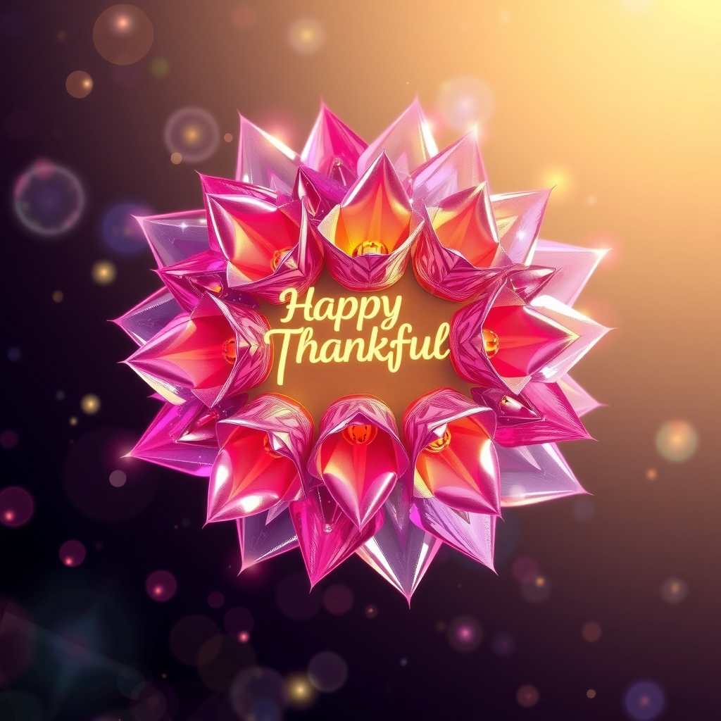 fractal noise effect hologram 3d fantasy thankful bouquet by मुफ्त एआई छवि जनरेटर - बिना लॉगिन के✨ | AIGAZOU