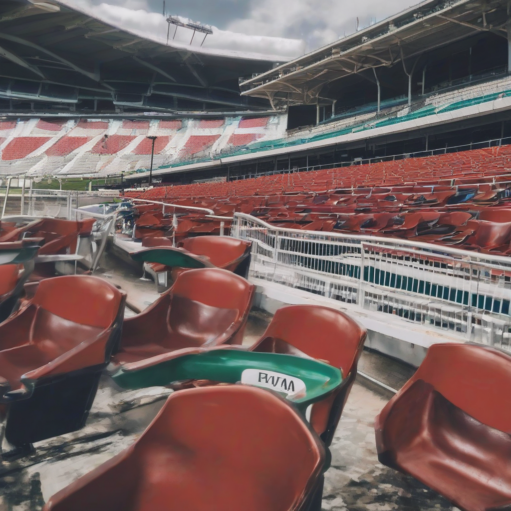 seats at the racetrack by मुफ्त एआई छवि जनरेटर - बिना लॉगिन के✨ | AIGAZOU