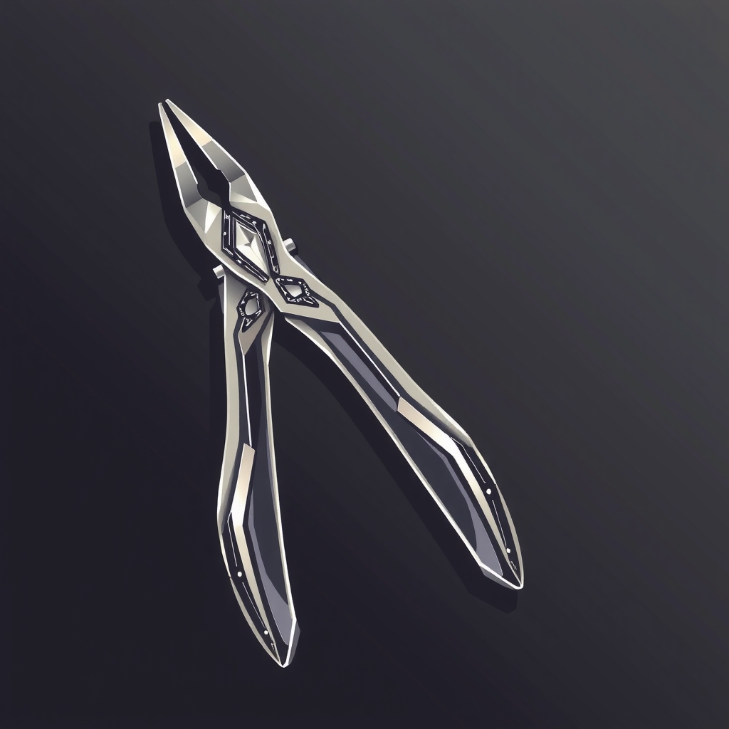 pliers in neo deco style by Free AI Image Generator & Maker - No login required✨ | AIGAZOU