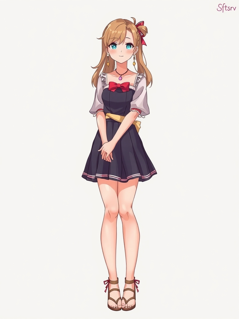beautiful girl character illustration by Free AI Image Generator & Maker - No login required✨ | AIGAZOU
