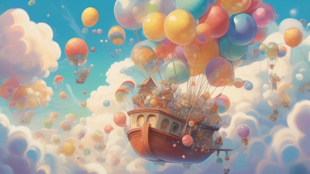 studio ghibli style digital art whimsical toy party by Free AI Image Generator & Maker - No login required✨ | AIGAZOU