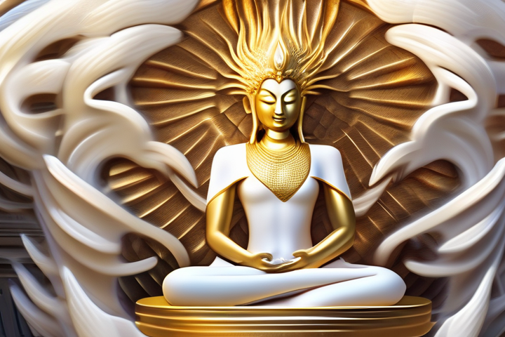 golden buddha phoenix dragon mystical temple by Free AI Image Generator & Maker - No login required✨ | AIGAZOU