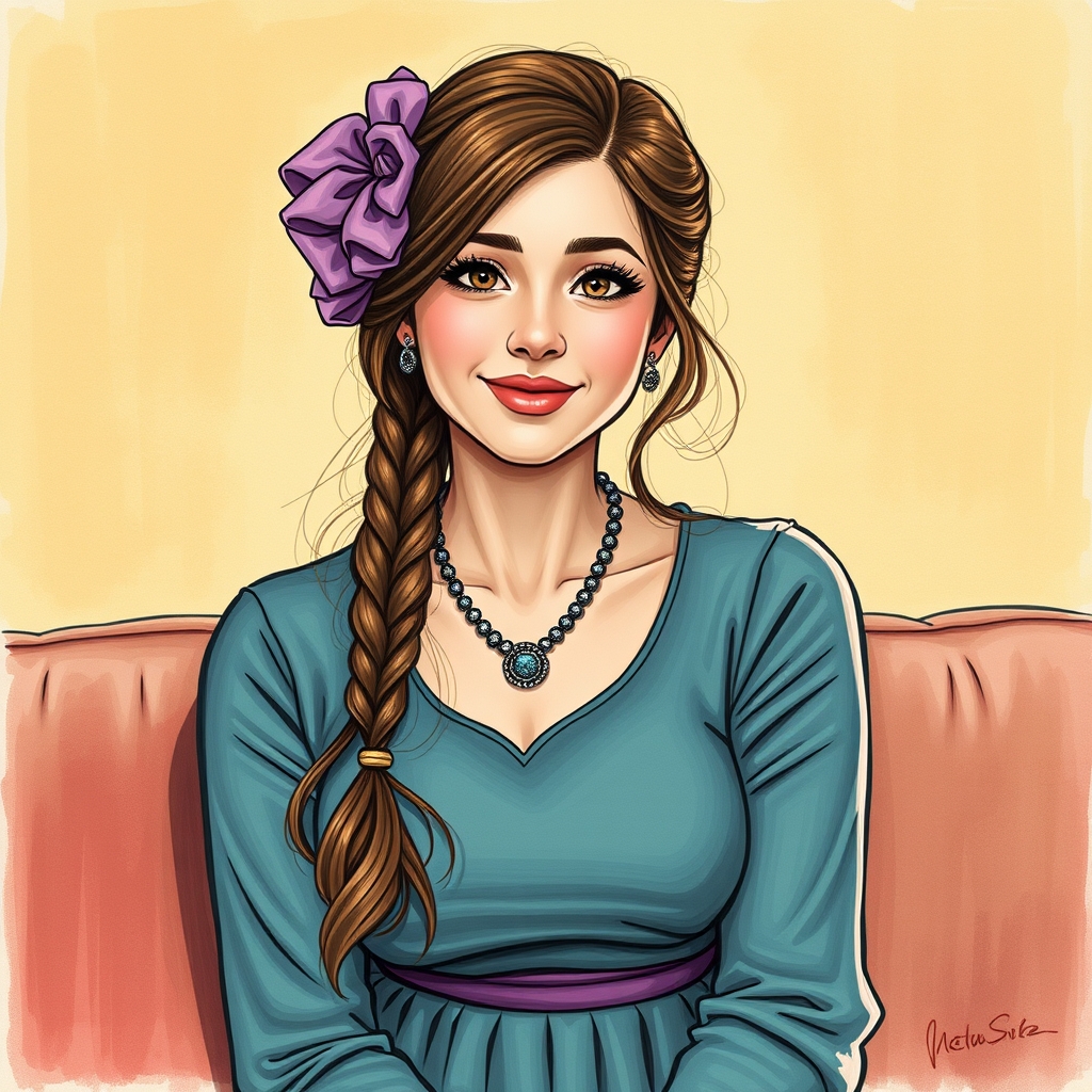 a pretty woman please draw beautifully by Free AI Image Generator & Maker - No login required✨ | AIGAZOU