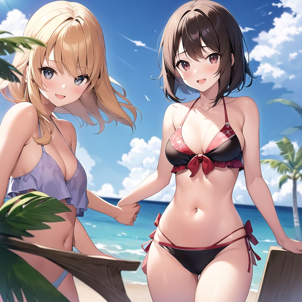 cute girl in bikini by Free AI Image Generator & Maker - No login required✨ | AIGAZOU