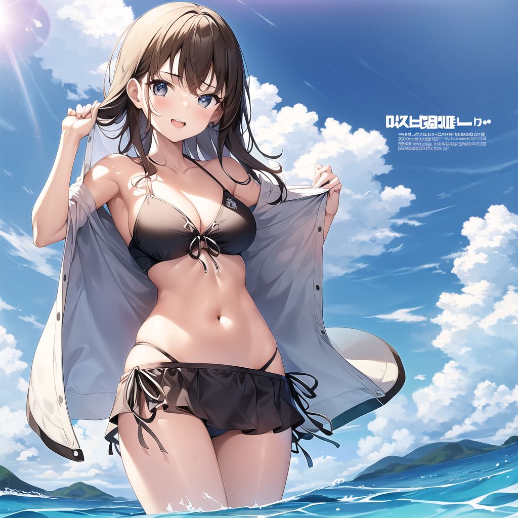 cute girl in bikini by Free AI Image Generator & Maker - No login required✨ | AIGAZOU