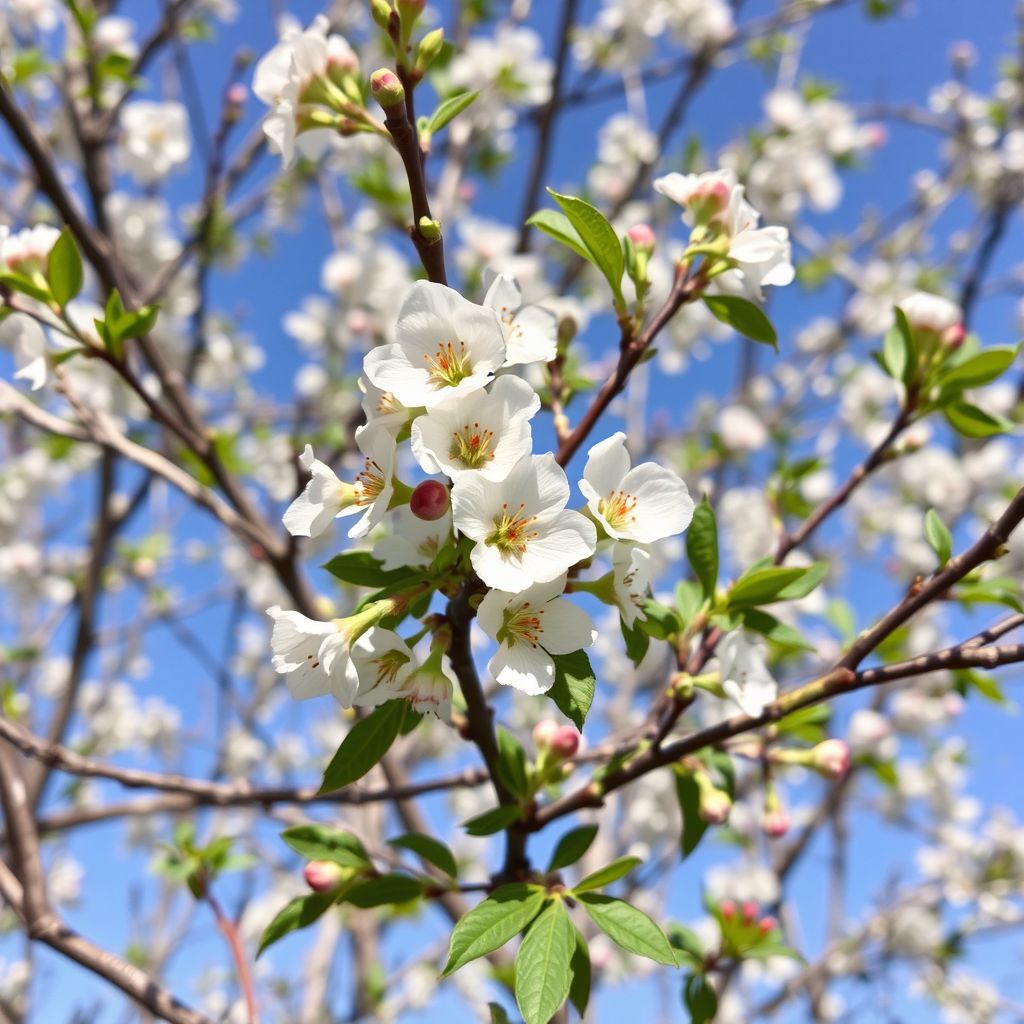 innocent looking tree with flowers by Free AI Image Generator & Maker - No login required✨ | AIGAZOU