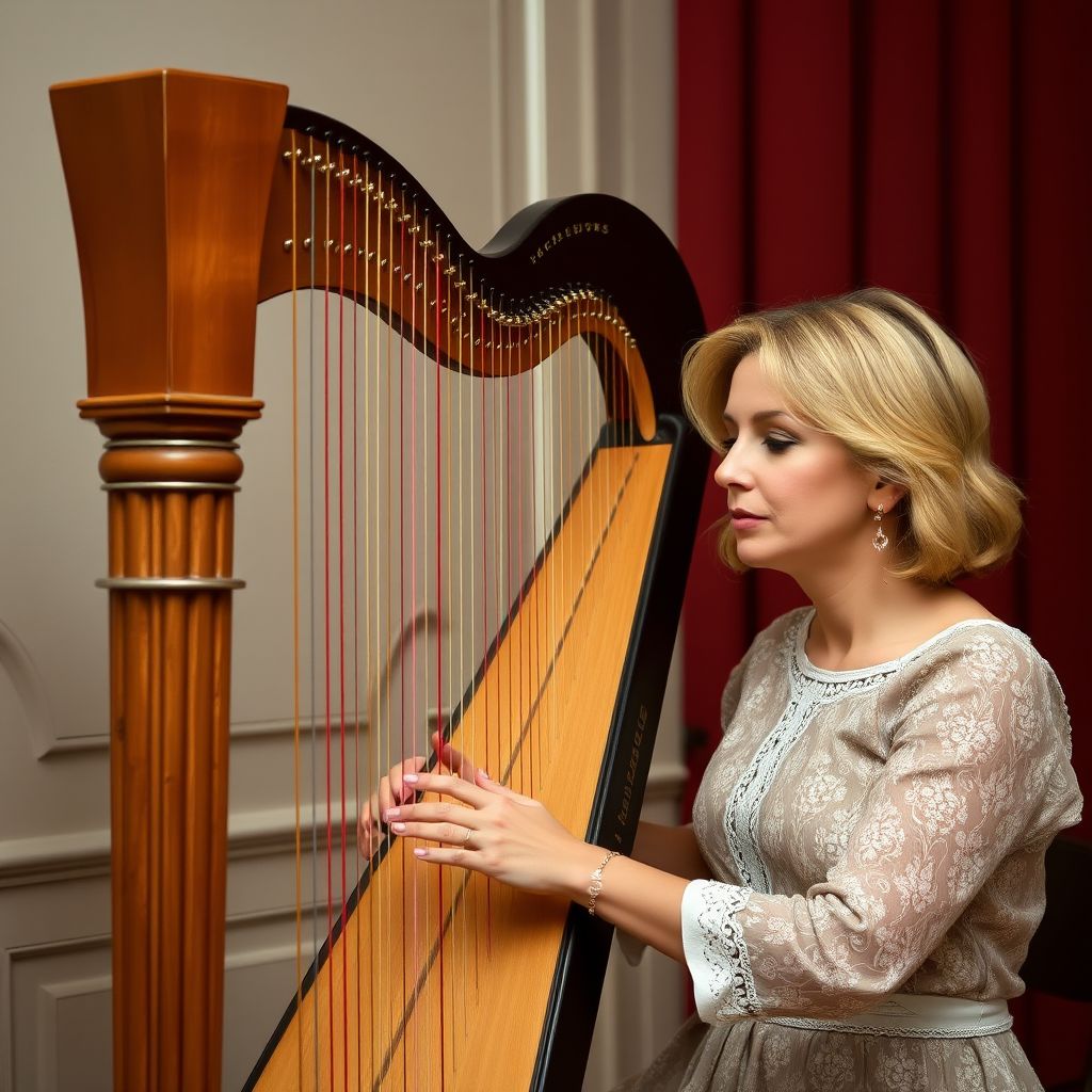 harpist by Free AI Image Generator & Maker - No login required✨ | AIGAZOU